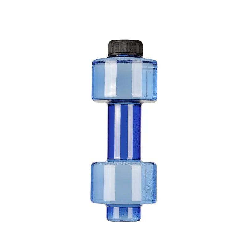 Dumbbell shape large capacity summer fitness long-distance running camping riding outdoor sports personalized style water bottle