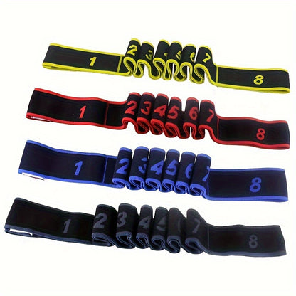 Yoga Elastic Band Yoga Number Band Shoulder and Back Opening Fitness Resistance Band Tension Band Stretching Band Stretching and Muscle Tension Band