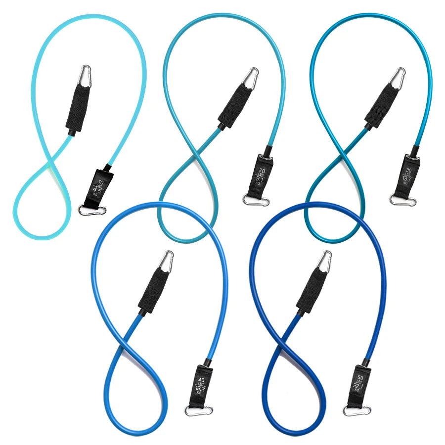 Fitness Resistance Tube Band Stretch Rubber band Pull Rope Exercise Training Expander Door Anchor Handle Ankle Strap Accessories