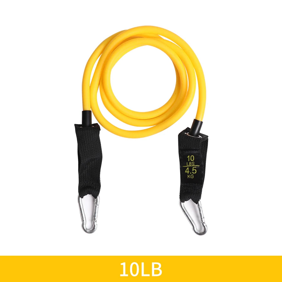 Fitness Resistance Tube Band Stretch Rubber band Pull Rope Exercise Training Expander Door Anchor Handle Ankle Strap Accessories