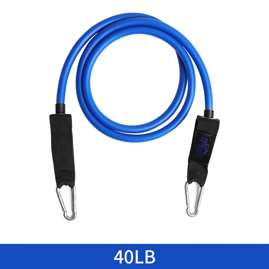 Fitness Resistance Tube Band Stretch Rubber band Pull Rope Exercise Training Expander Door Anchor Handle Ankle Strap Accessories