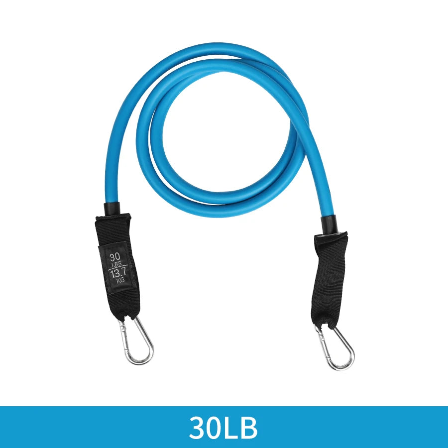 Fitness Resistance Tube Band Stretch Rubber band Pull Rope Exercise Training Expander Door Anchor Handle Ankle Strap Accessories