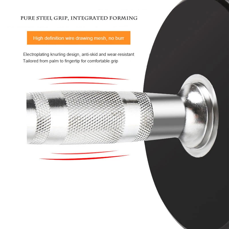 Round Rubber Coated Steel Dumbbell for Men and Women, Special Fitness Equipment, Classic, 5kg-20kg