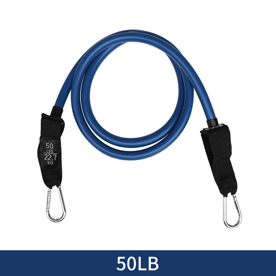 Fitness Resistance Tube Band Stretch Rubber band Pull Rope Exercise Training Expander Door Anchor Handle Ankle Strap Accessories