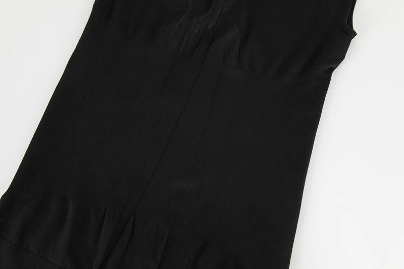 Compression Shirts Men Tummy Control Shapewear Compression Shirt Flat Belly Abdomen Slim Vest Waist Trainer Fitness Workout