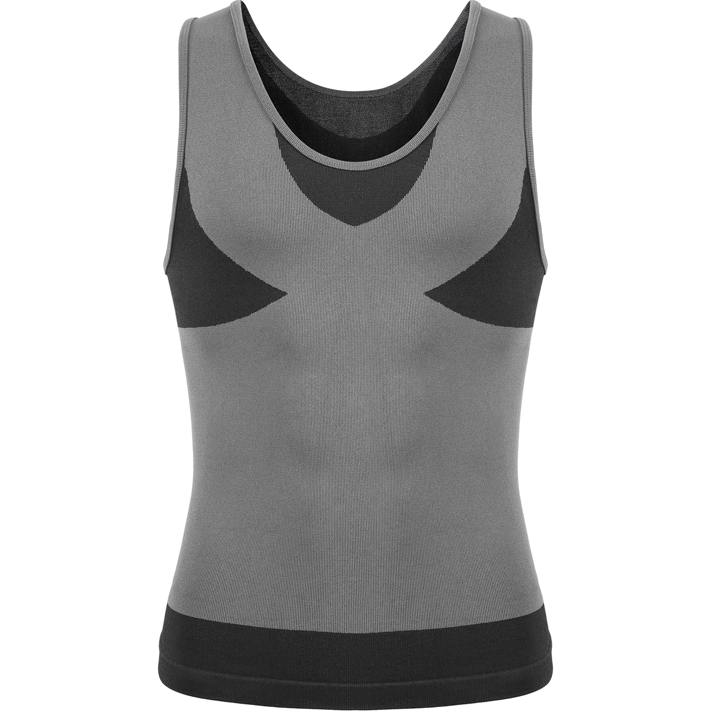 New Men's Shapewear Slimming Body Shaper Horizontal Stripe Compression Band Tummy Control T-Shirt Cross Elastic Workout Top