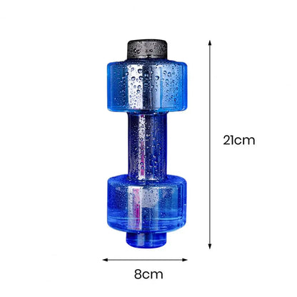 500/1500/2200/2600ML Dumbbell Water Bottle ET Dumbbell Shaped Kettle Arm Muscle Training Fitness Cycling Workout Water Bottle