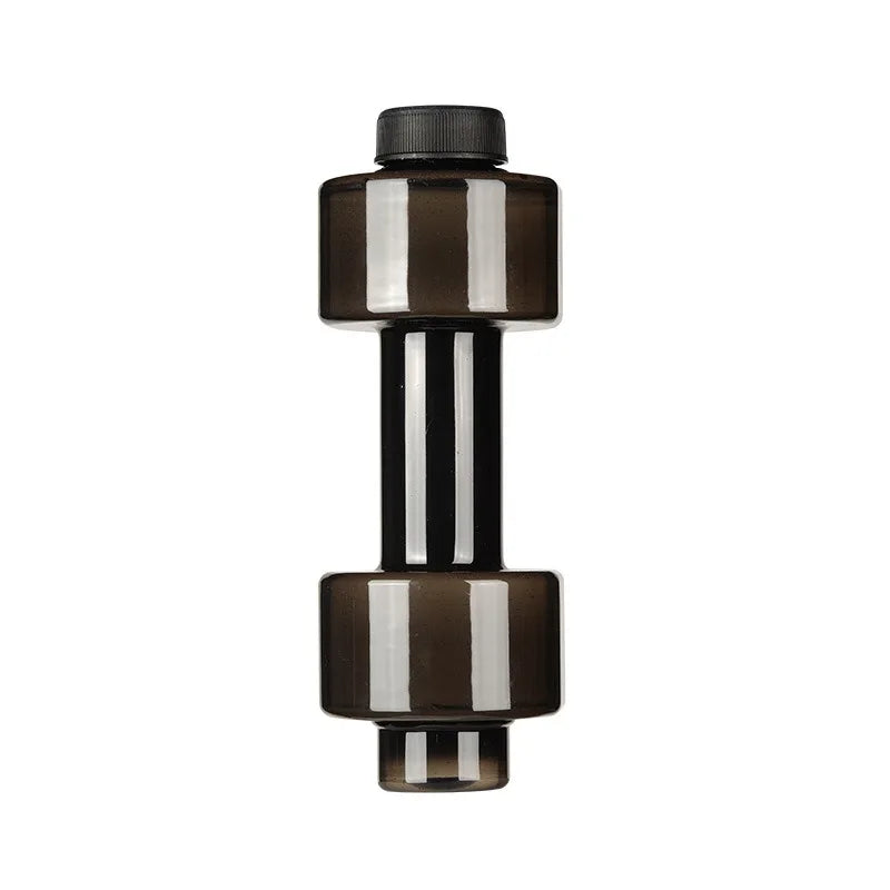 Dumbbell shape large capacity summer fitness long-distance running camping riding outdoor sports personalized style water bottle