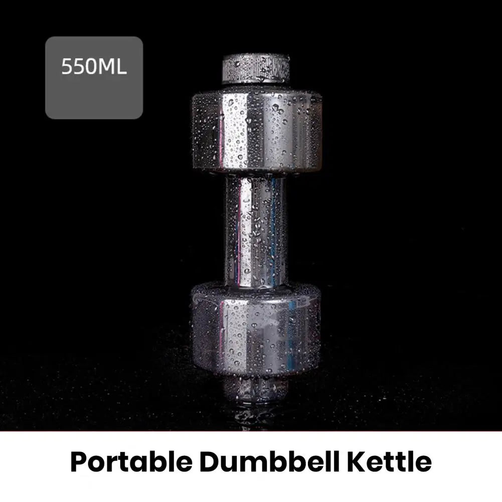 500/1500/2200/2600ML Dumbbell Water Bottle ET Dumbbell Shaped Kettle Arm Muscle Training Fitness Cycling Workout Water Bottle