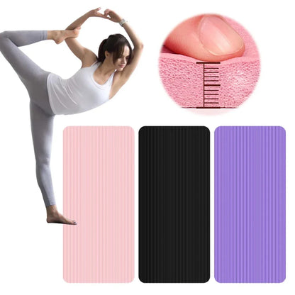 Recently popular hot-seYoga Mat Non Slip Exercise Mat Thick Solid Color Fitness Mat Yoga Workout Mat Multi-Function for Home Gym