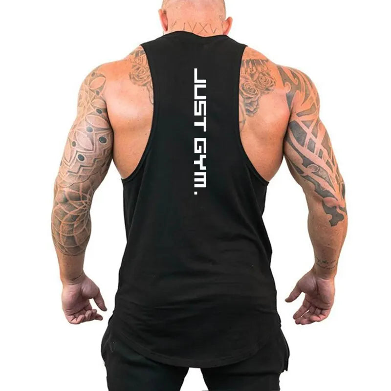 Men's Jogging Undershirt Workout Fitness Comfortable Sleeveless T-Shirt Outdoor Sports Running Fashion Breathable Loose Vest