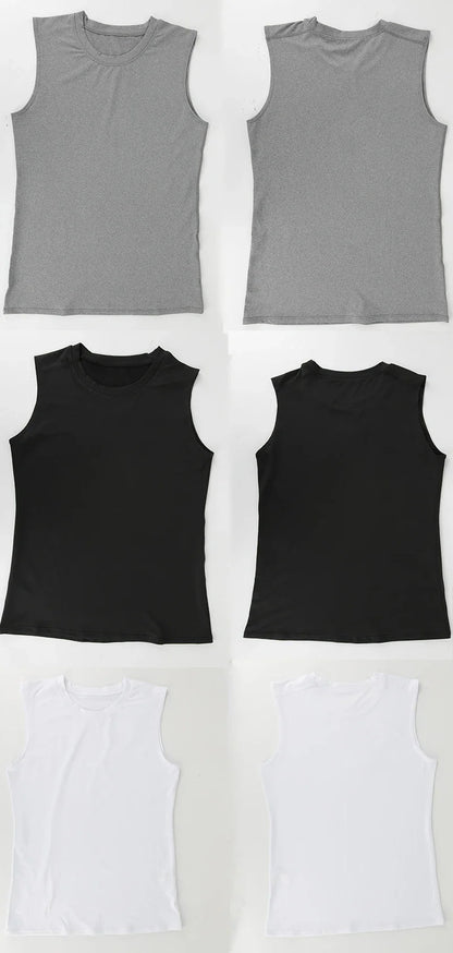 Men Shaping Vest Body Shaper Compression Tank Top Male Slimming Workout Tee Skin-friendly Tummy Control Sleeveless Shirts Gym