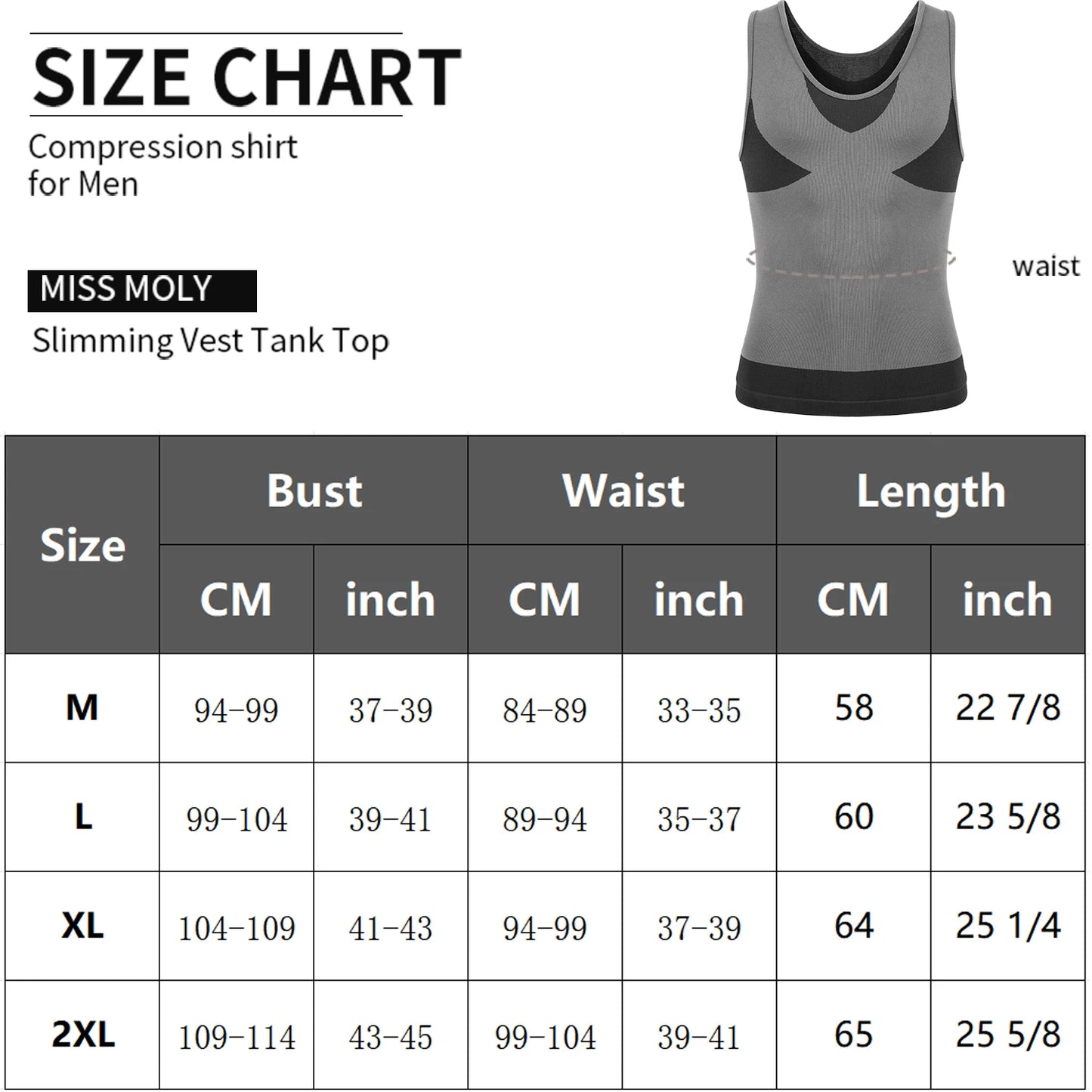 New Men's Shapewear Slimming Body Shaper Horizontal Stripe Compression Band Tummy Control T-Shirt Cross Elastic Workout Top