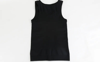 Men V Neck Compression Vest Slimming Body Shaper Abs Abdomen Workout Tank Top Sleeveless Shapewear Belly Control Shirt