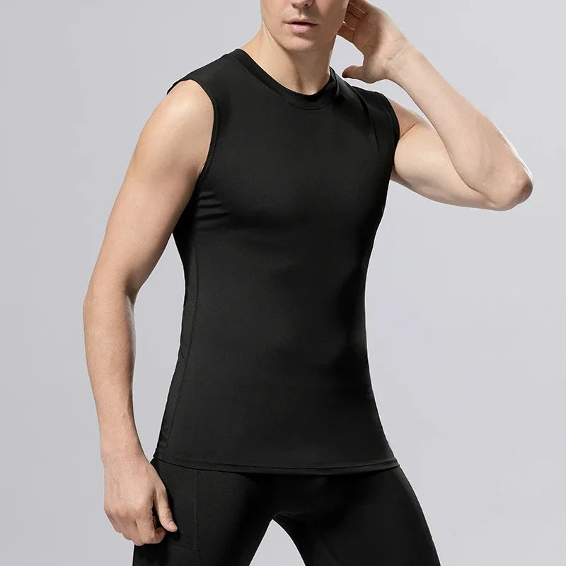 Men Shaping Vest Body Shaper Compression Tank Top Male Slimming Workout Tee Skin-friendly Tummy Control Sleeveless Shirts Gym
