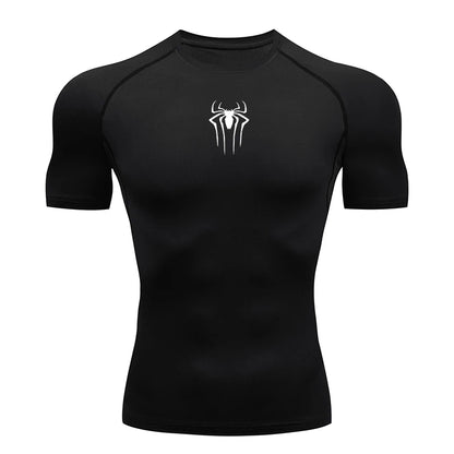 2024 Compression T Shirt Men Short Sleeve Sport Tees Fitness Running Sportsear Men Gym Elastic Quick Dry Jogging T-shirt Tops