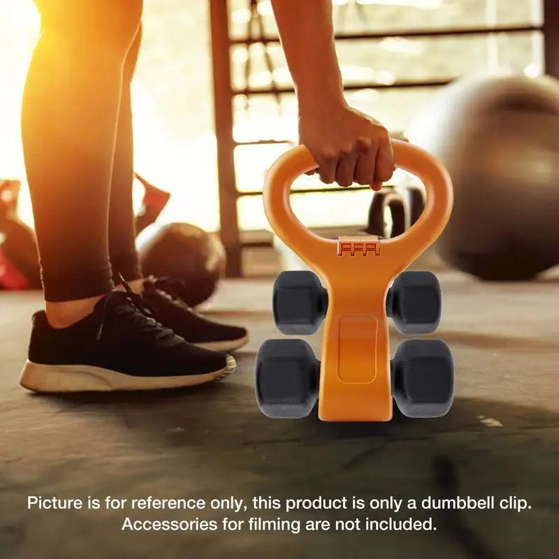 Adjustable Dumbbell Grip Durable Kettle Grip For Dumbbell Convenient Home Gym Workout Equipment Portable Weightlifting