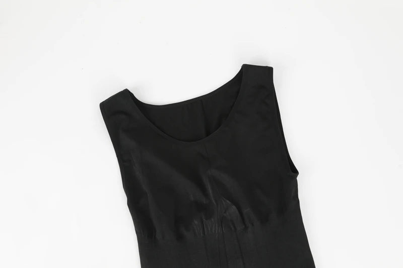 Compression Shirts Men Tummy Control Shapewear Compression Shirt Flat Belly Abdomen Slim Vest Waist Trainer Fitness Workout