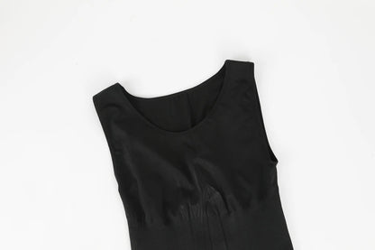 Compression Shirts Men Tummy Control Shapewear Compression Shirt Flat Belly Abdomen Slim Vest Waist Trainer Fitness Workout