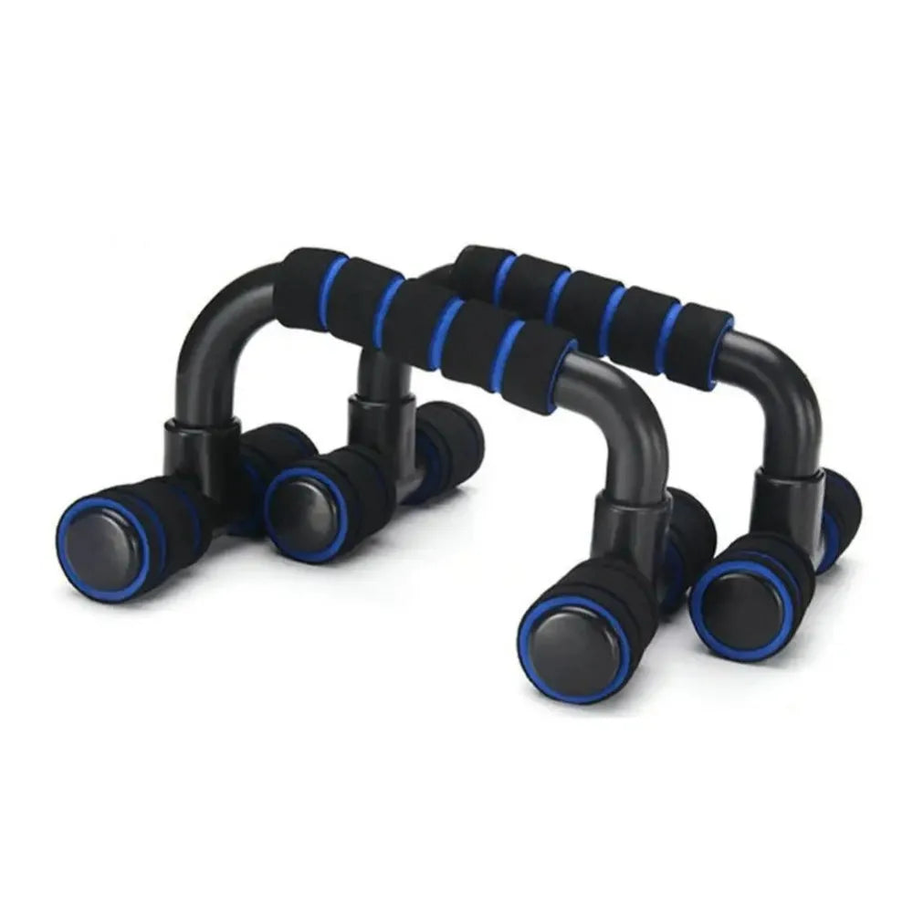 1 Pair of Gym Handles Non-slip Push-up Stand Strong Stable Pushup Bars Durable H-shaped Calisthenics Parallel Bars Fitness