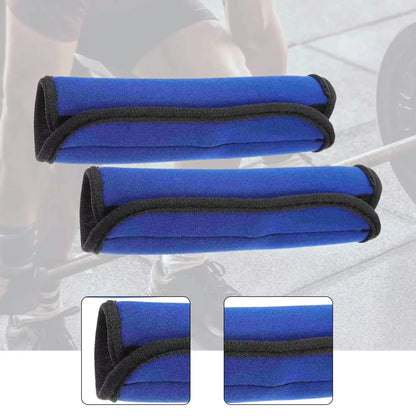 2 Pieces Pull up Bar Cushion Grips Anti Slip Handle Grips Grip Wraps for Dumbbell Gymnastic Workout Fitness Exercise Equipment