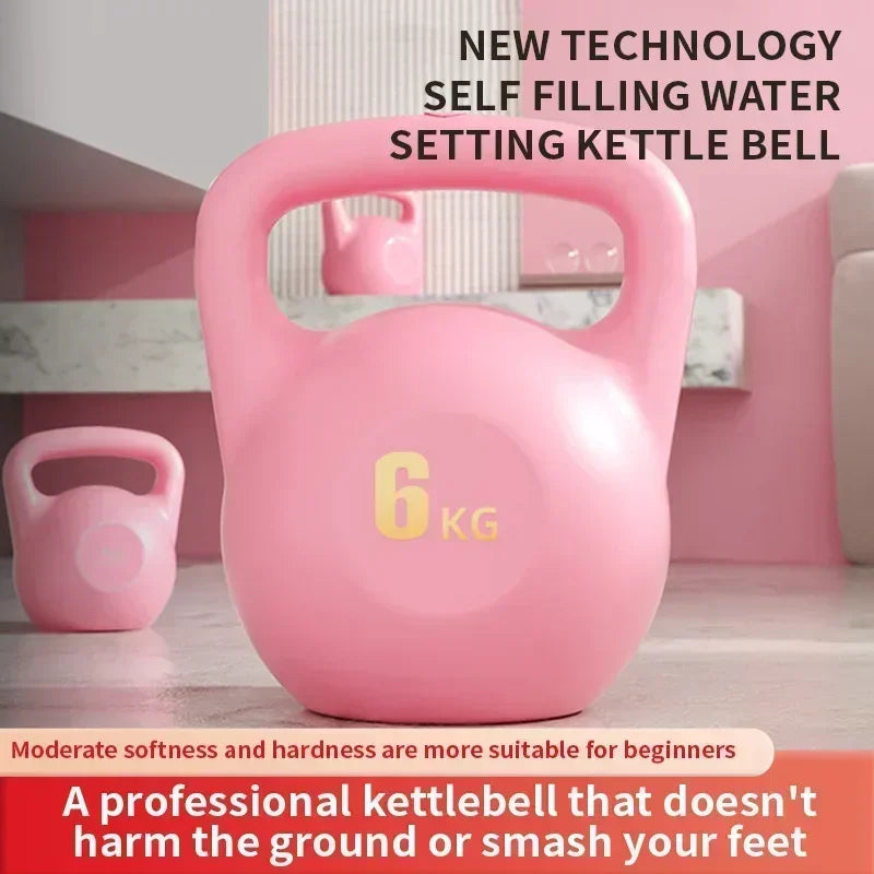 1pc Women's Lifting Kettle Dumbbell Buttock Artifact Kettlebell Men's Fitness Home Professional Squat Weight Loss Exercise Equip