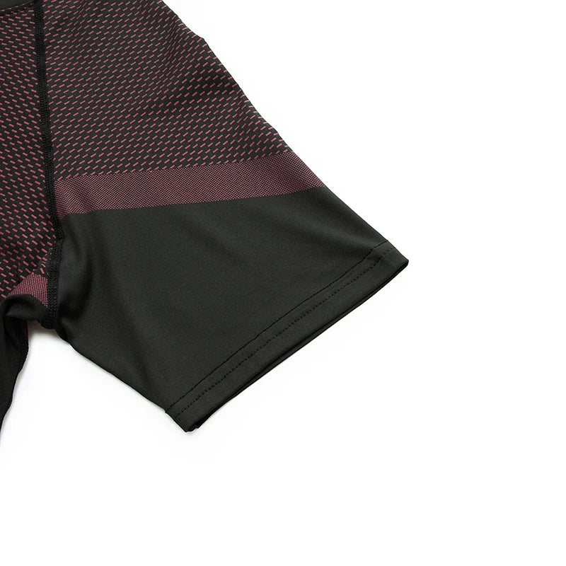 HANRAN Men's Compression shirt Tight Quick Dry Running Sports T-Shirt Gym Fitness Training Workout Breathable Man Brand Top