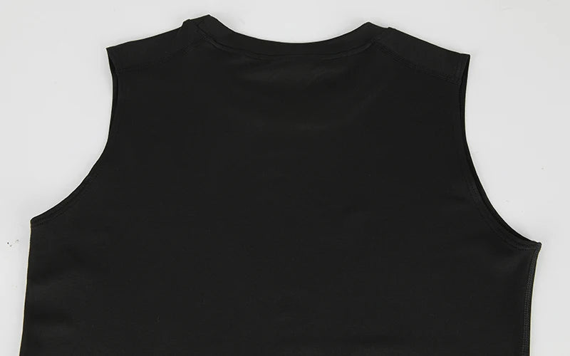 Men Compression Tank Top Slim Sleeveless Vest Breathable Quick Dry for Fitness Gym Sweat Cycling Active Tops