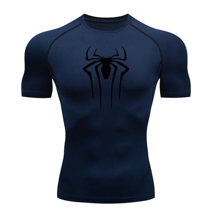 2024 Compression T Shirt Men Short Sleeve Sport Tees Fitness Running Sportsear Men Gym Elastic Quick Dry Jogging T-shirt Tops