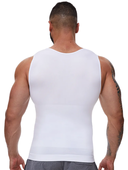 Men Body Shaper Slimming Compression Vest Undershirt Seamless Waist Trainer Tank Top Belly Control Workout Weight Loss Shapewear