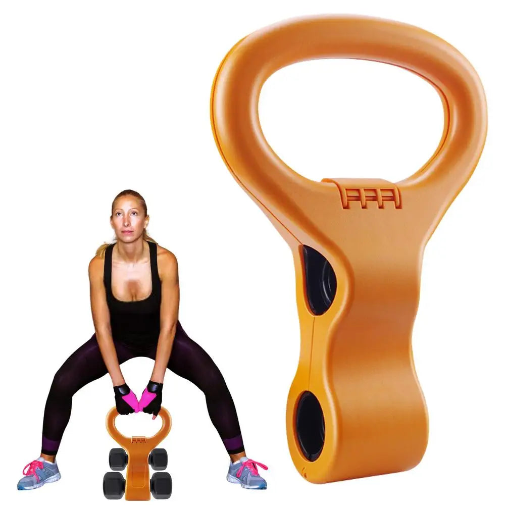 Adjustable Dumbbell Grip Durable Kettle Grip For Dumbbell Convenient Home Gym Workout Equipment Portable Weightlifting