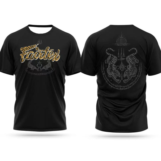 New Summer Quick-Dry Mens T shirt Fighting Suit Fairtex Printed Sports Comfortable and Breathable Loose Short Sleeve Womens Tops