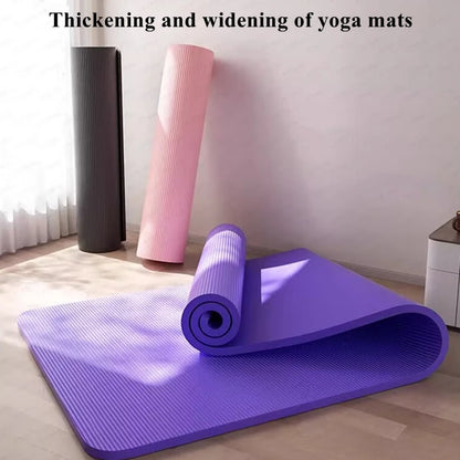 20MM 183×60cmThick Yoga Mats Anti-slip Sport Fitness Mat Blanket for Exercise Yoga and Pilates Gymnastics Mat Fitness Equipment