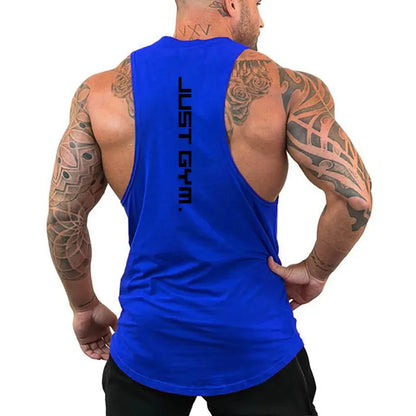 Men's Jogging Undershirt Workout Fitness Comfortable Sleeveless T-Shirt Outdoor Sports Running Fashion Breathable Loose Vest