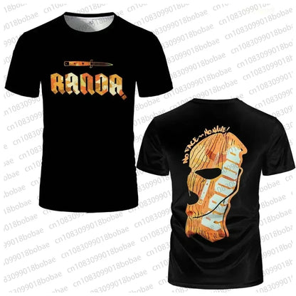 ASKARI Boxing Fighting Match Design 3D Men Fitness Short Sleeve T-shirt Breathable Mesh Sports Tees for Male Outdoor Trainning