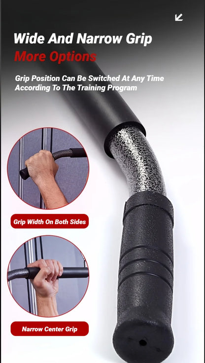 Fitness Lat Pull Down Bar Press Biceps Back Strength Workout Handle For Cable Machine Attachment Gym Accessories