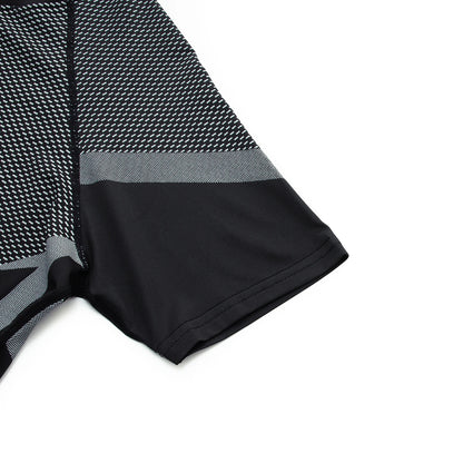 HANRAN Men's Compression shirt Tight Quick Dry Running Sports T-Shirt Gym Fitness Training Workout Breathable Man Brand Top