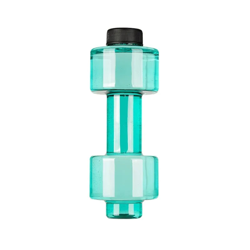 Dumbbell shape large capacity summer fitness long-distance running camping riding outdoor sports personalized style water bottle