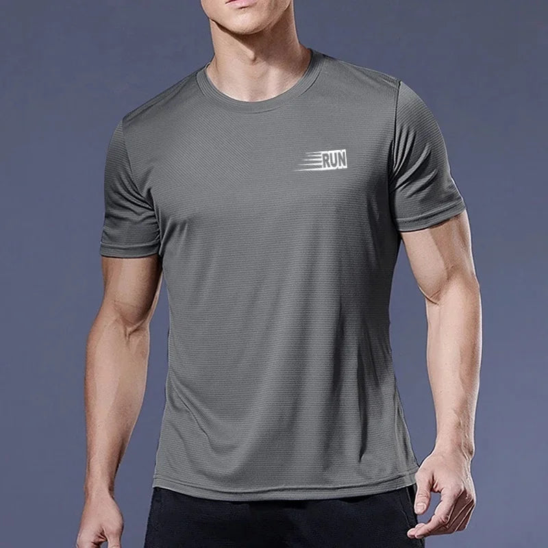 Quick Dry Running Shirt Football Shirt Men's Sportswear Men's Jogging T-shirt Quick Dry Compression Sports T-shirt Gym