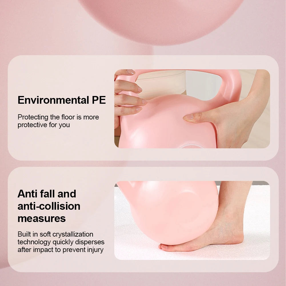 4/6KG Water-filled Kettlebell Soft Kettlebell Anti Slip Grip Hand Weight for Home Workouts Muscle Training Kettlebell Deep Squat