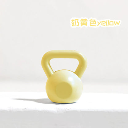 1Pcs 1/12 Dollhouse Miniature Metal Dumbbell Mini Kettlebell Model for ob11 bjd Doll House Accessories Decoration