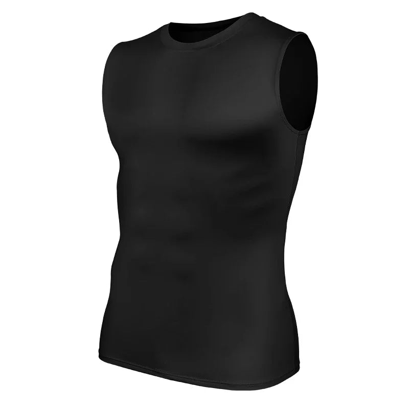 Men Shaping Vest Body Shaper Compression Tank Top Male Slimming Workout Tee Skin-friendly Tummy Control Sleeveless Shirts Gym