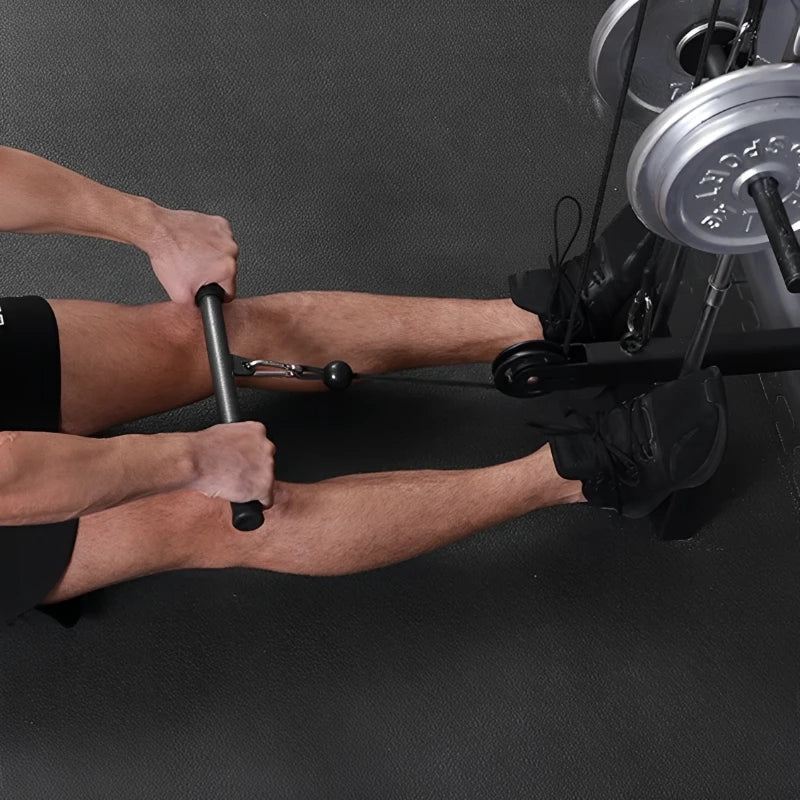 Fitness Lat Pull Down Bar Press Biceps Back Strength Workout Handle For Cable Machine Attachment Gym Accessories