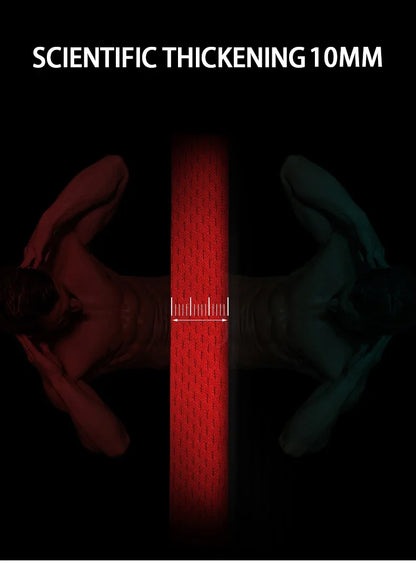 10MM Extra Thick 183cmX61cm Yoga Mats NRB Non-slip Exercise Mat Fitness Tasteless Pilates Workout Gym Mats With Bandage