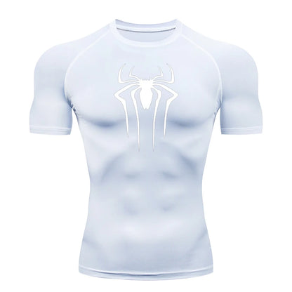 2024 Compression T Shirt Men Short Sleeve Sport Tees Fitness Running Sportsear Men Gym Elastic Quick Dry Jogging T-shirt Tops