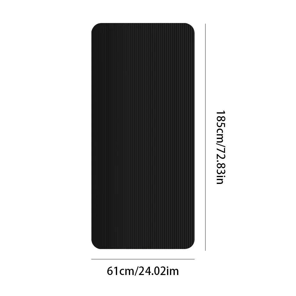 Recently popular hot-seYoga Mat Non Slip Exercise Mat Thick Solid Color Fitness Mat Yoga Workout Mat Multi-Function for Home Gym