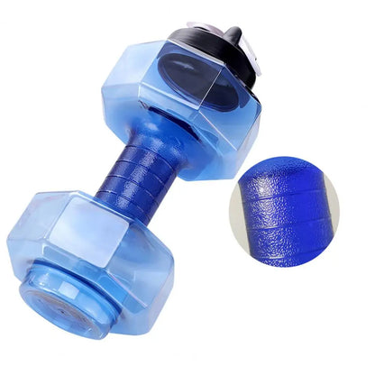500/1500/2200/2600ML Dumbbell Water Bottle ET Dumbbell Shaped Kettle Arm Muscle Training Fitness Cycling Workout Water Bottle