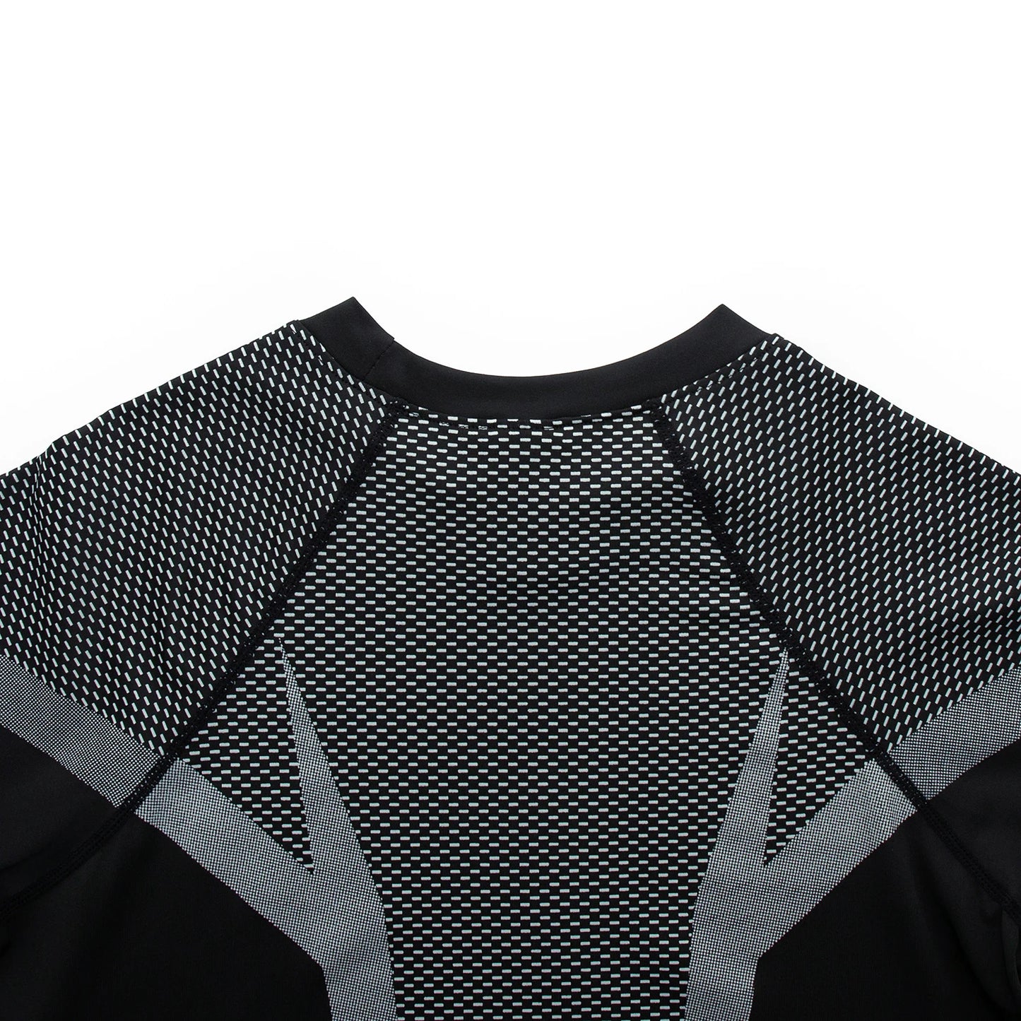 HANRAN Men's Compression shirt Tight Quick Dry Running Sports T-Shirt Gym Fitness Training Workout Breathable Man Brand Top