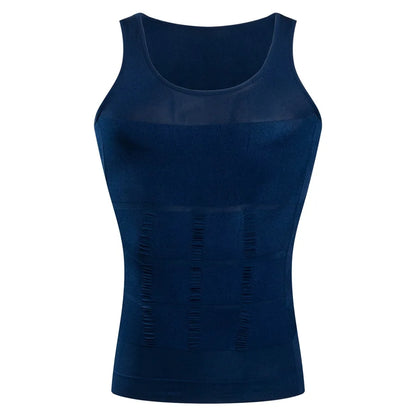 CXZD Men Compression Shirt Shapewear Slimming Body Shaper Vest Undershirt Weight Loss Tank Top Corset Vest Tummy Belly Control