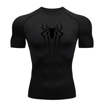 2024 Compression T Shirt Men Short Sleeve Sport Tees Fitness Running Sportsear Men Gym Elastic Quick Dry Jogging T-shirt Tops